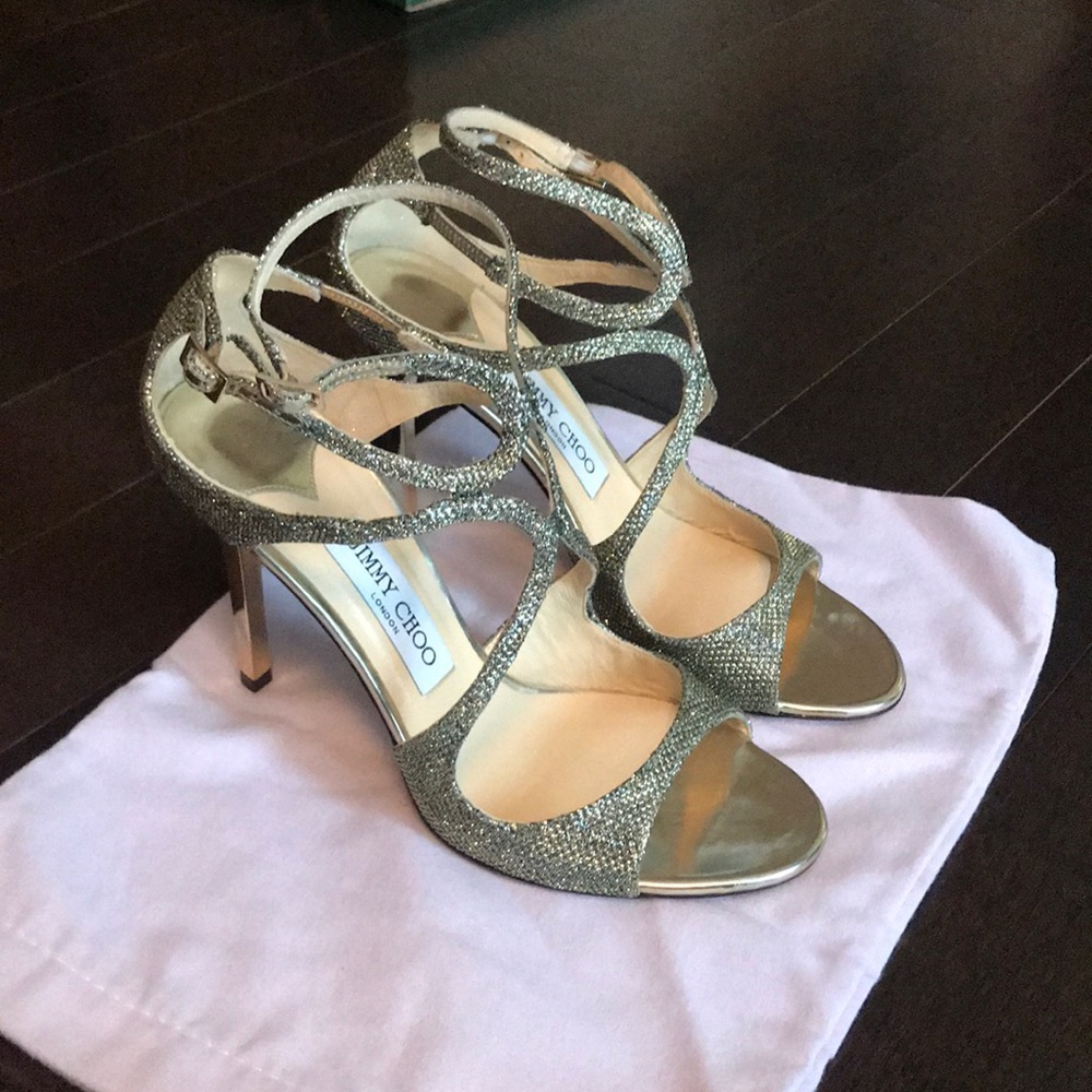 Jimmy Choo ‘Lang’ Bronze Heels